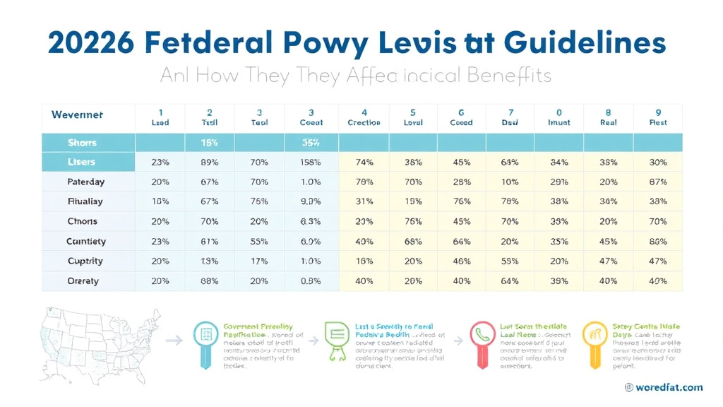 Process flow illustration for putting 2026 Federal Poverty Level Guidelines: Full Chart and How They Affect Benefits into action