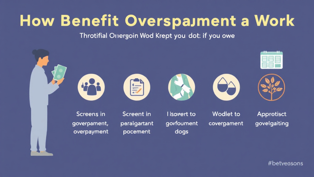 Practical workflow diagram for how Benefit Overpayments Work and What to Do If You Owe