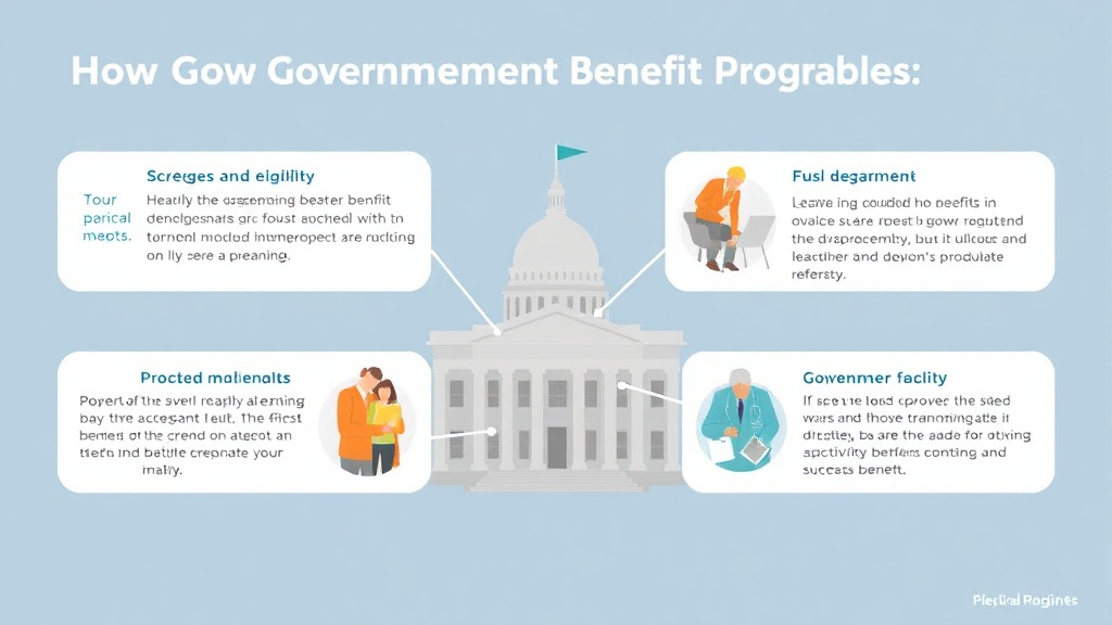 Practical workflow diagram for how Government Benefit Programs Are Funded