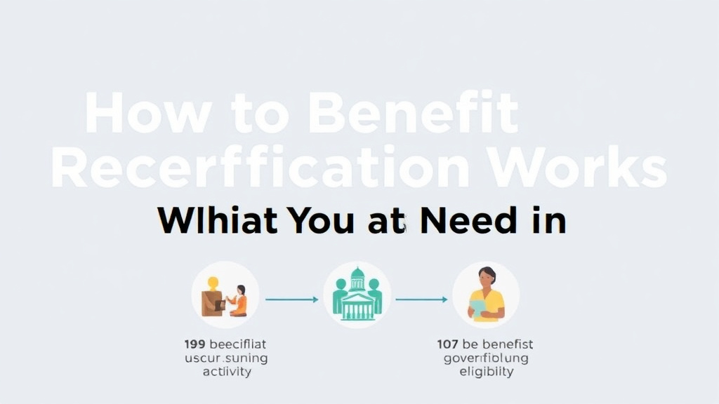 Hands-on guide visualization for how Benefit Recertification Works: What You Need to Know
