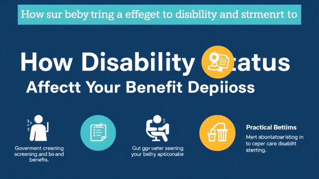 Practical workflow diagram for how Disability Status Affects Your Benefit Options