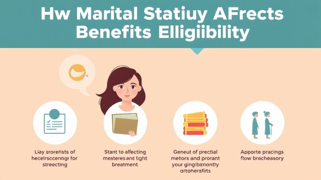 Hands-on guide visualization for how Marital Status Affects Your Benefit Eligibility