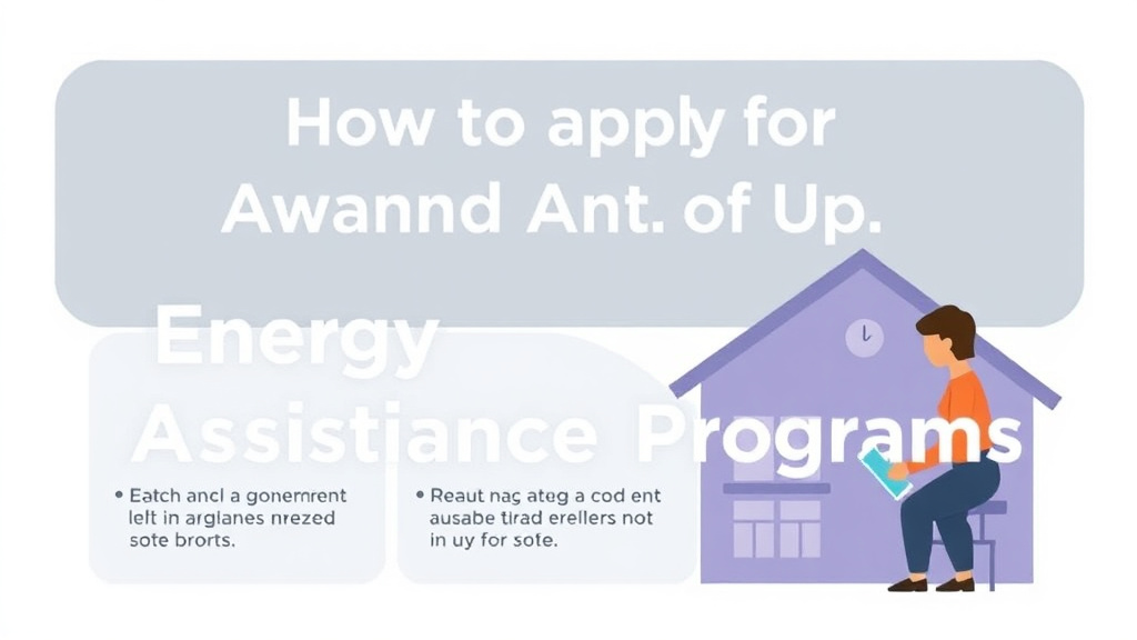 Practical workflow diagram for apply for Energy Assistance Programs