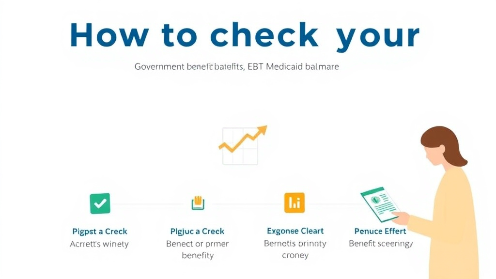 Practical workflow diagram for check Your Benefit Balance: EBT, Medicaid, and More
