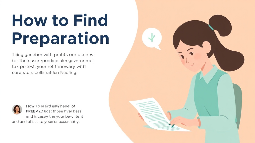 Implementation roadmap for find Free Tax Preparation to Maximize Benefits with actionable steps