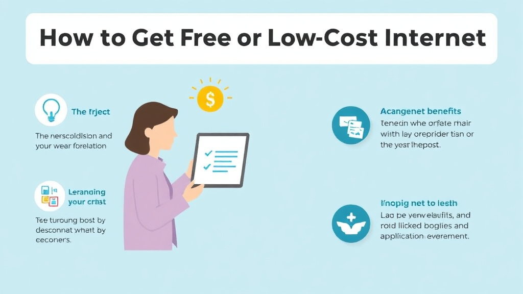 Hands-on guide visualization for get Free or Low-Cost Internet Through Benefit Programs