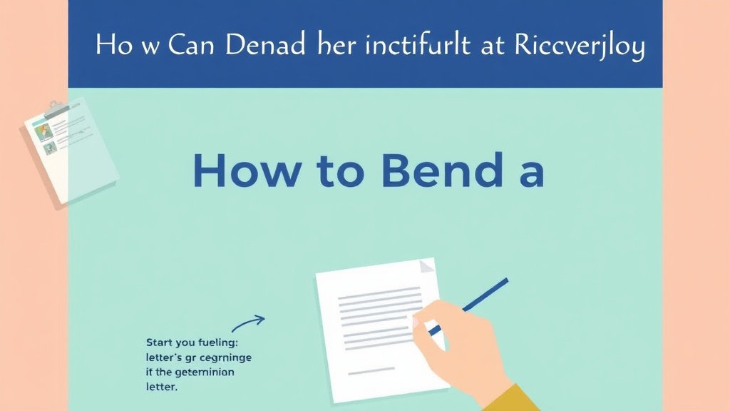 Action-oriented illustration showing how to apply read a Benefit Determination Letter