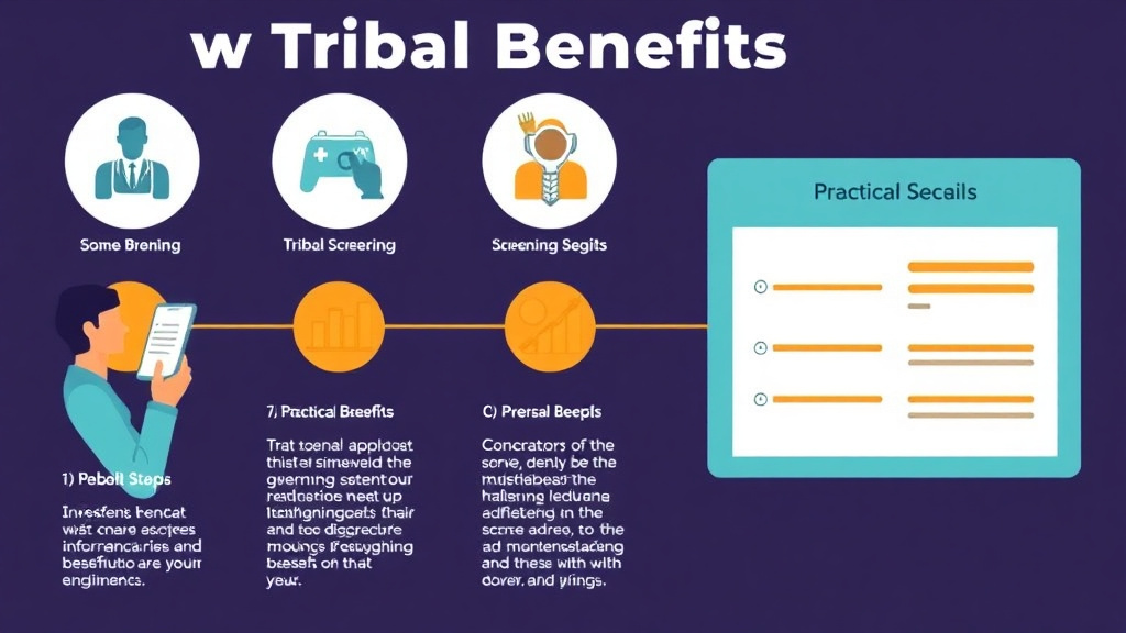 Step-by-step visual guide for implementing how Tribal Benefits Work: Programs for Native Americans