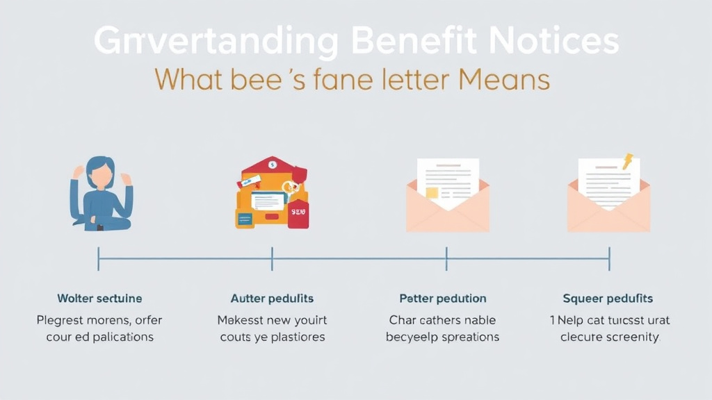 Practical workflow diagram for benefit Notices: What Each Letter Means