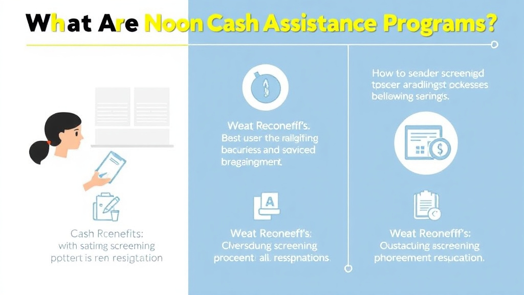 Practical checklist visual for what Are Non-Cash Assistance Programs?