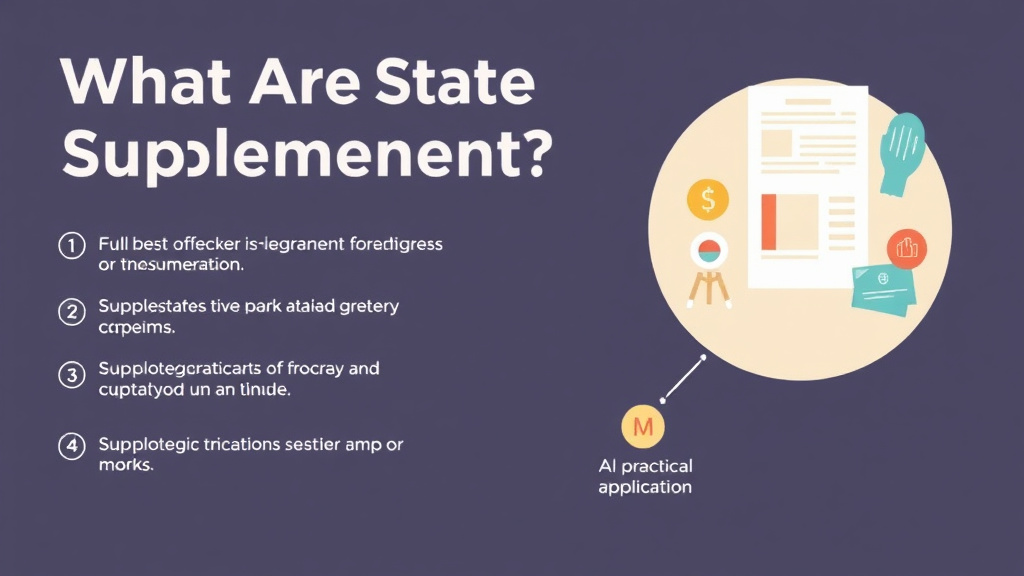 Practical checklist visual for what Are State Supplement Programs?