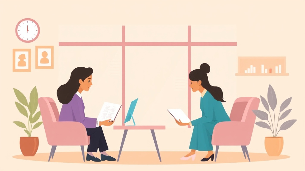 A professional illustration depicting a Caseworker and How Can They Help With Benefits?