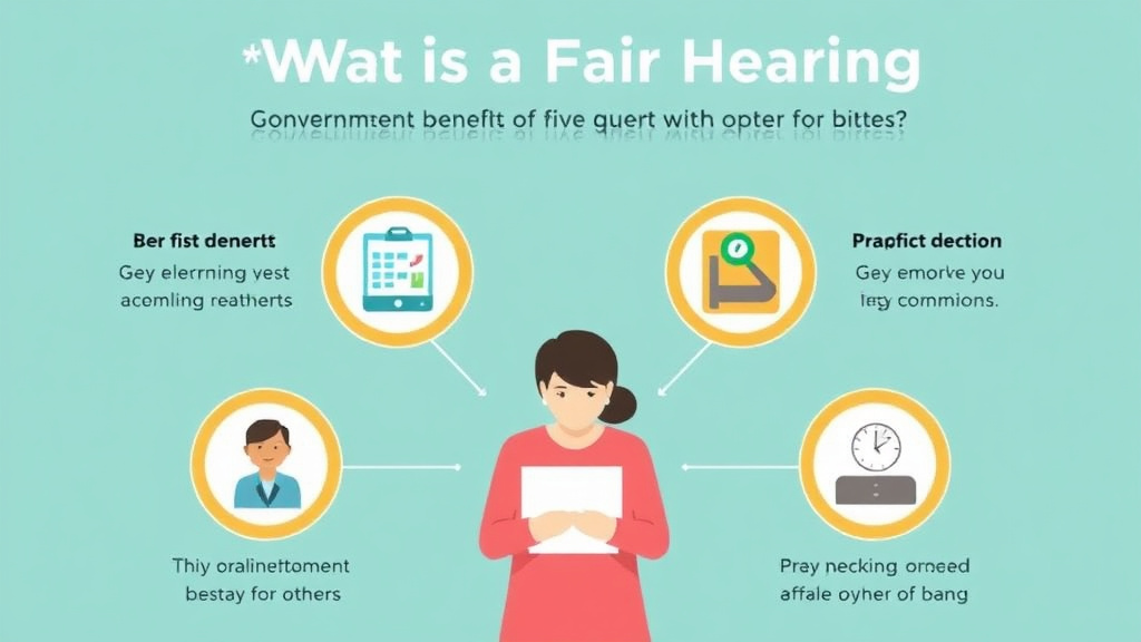 Action-oriented illustration showing how to apply a Fair Hearing for Benefits?