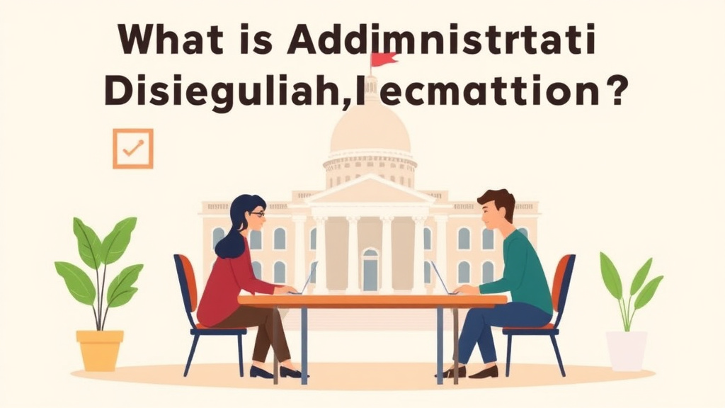 An informative visual explaining administrative Disqualification for Benefits? for beginners and professionals