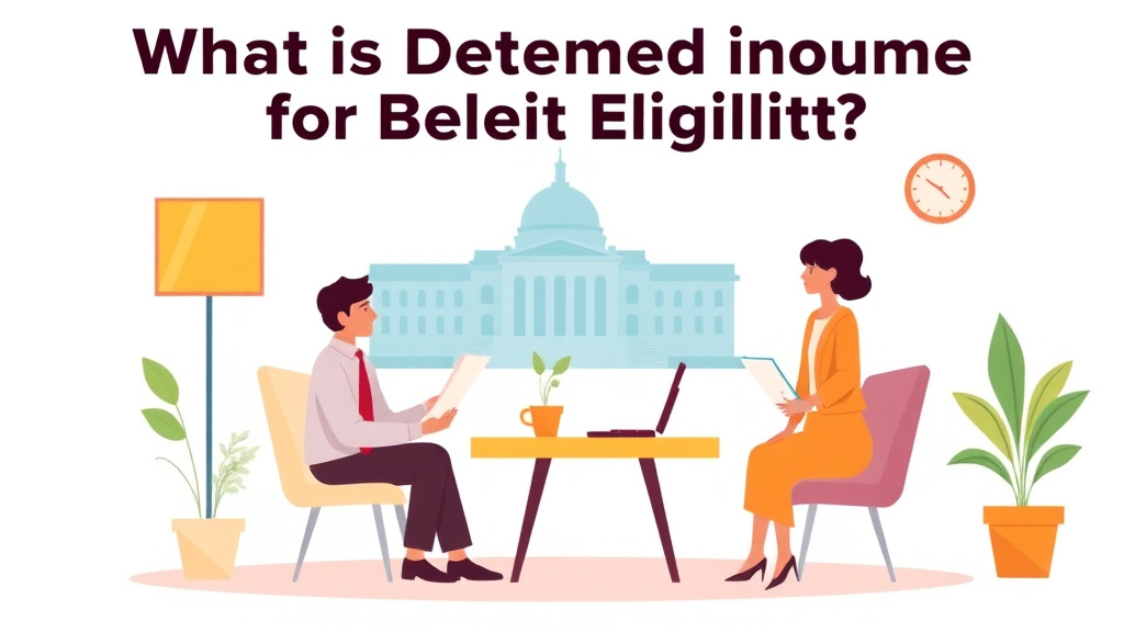 Conceptual diagram showing how deemed Income for Benefit Eligibility? works in practice