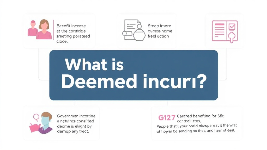 Process flow illustration for putting deemed Income for Benefit Eligibility? into action