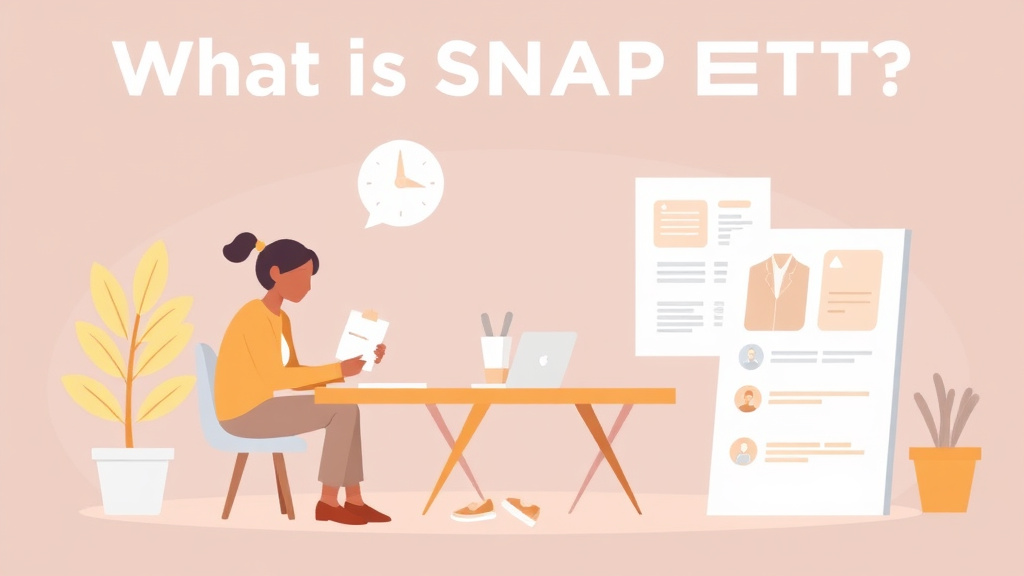 Visual overview of SNAP E&T? Employment and Training Requirements with key concepts highlighted