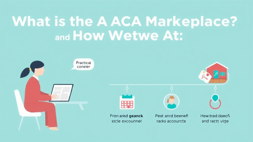Process flow illustration for putting the ACA Marketplace and How Does It Work? into action