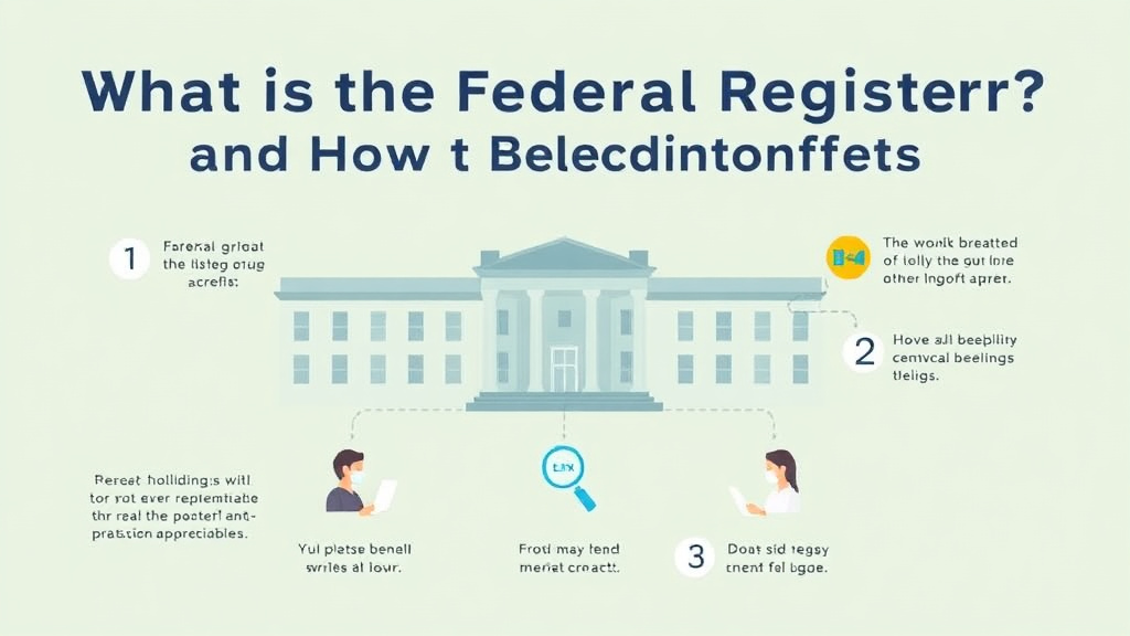 Implementation roadmap for the Federal Register and How It Affects Benefits with actionable steps