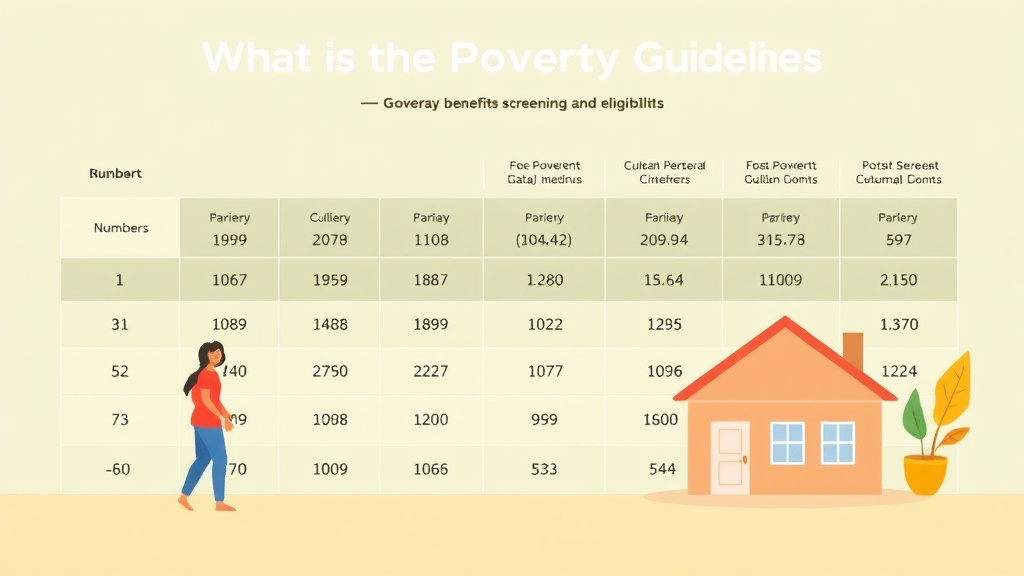 Conceptual diagram showing how the Poverty Guidelines Chart? 2026 Numbers works in practice