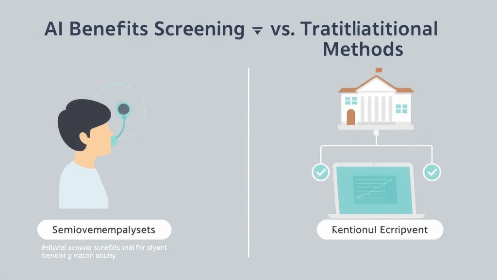 Process flow illustration for putting AI Benefits Screening vs Traditional Methods: What Works Better into action