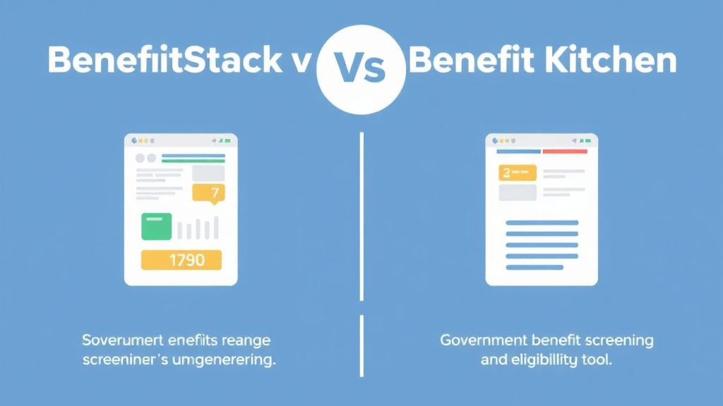 Step-by-step visual guide for implementing benefitStack vs Benefit Kitchen: Screening Tool Comparison