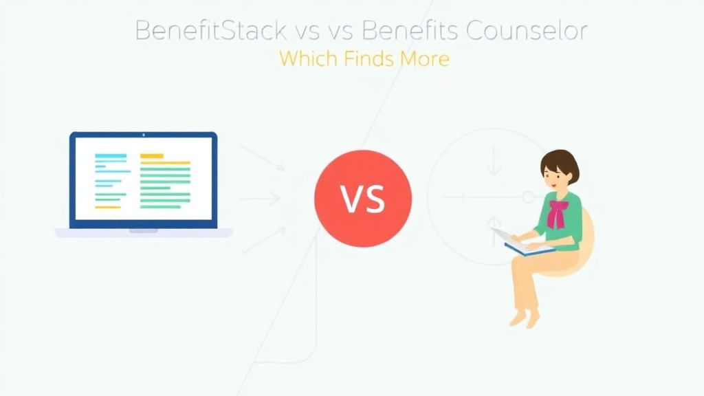 Process flow illustration for putting benefitStack vs Benefits Counselor: Which Finds More? into action