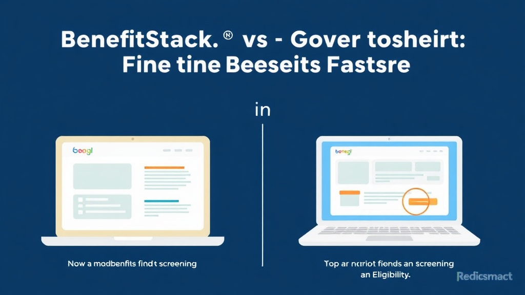 Practical workflow diagram for benefitStack vs Government Websites: Finding Benefits Faster