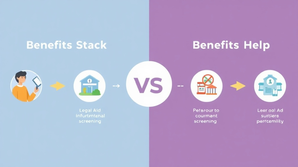 Step-by-step visual guide for implementing benefitStack vs Legal Aid for Benefits Help