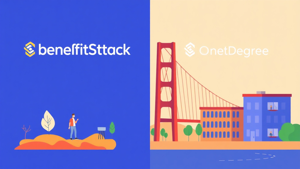 Conceptual diagram showing how benefitStack vs One Degree: Bay Area Benefits Comparison works in practice