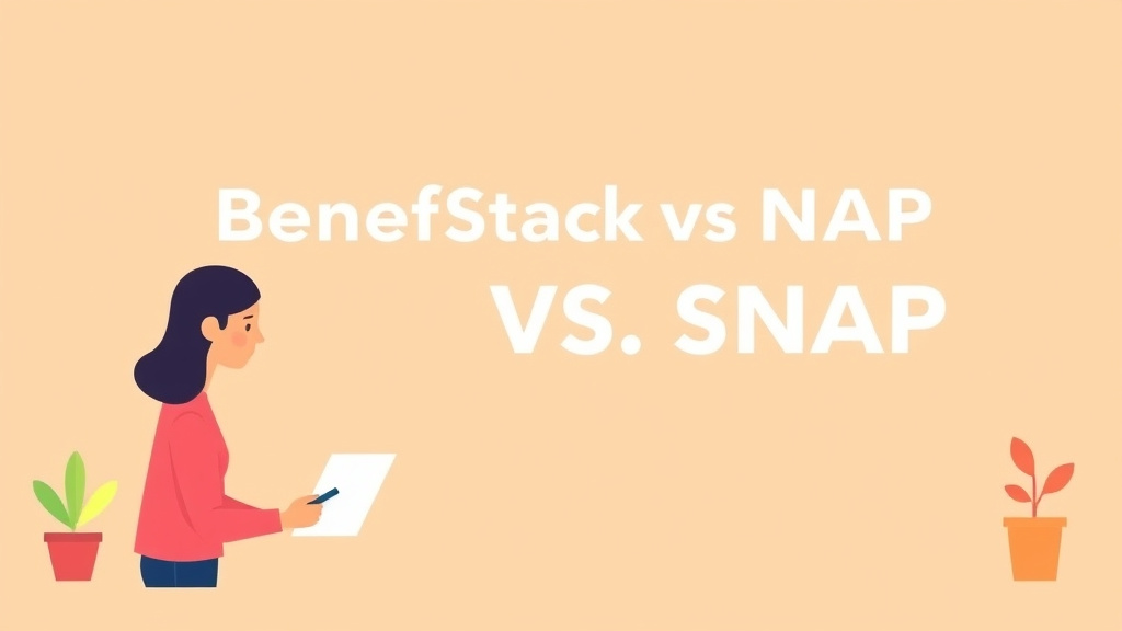 An informative visual explaining benefitStack vs SNAP Screener Tools: Full Comparison for beginners and professionals