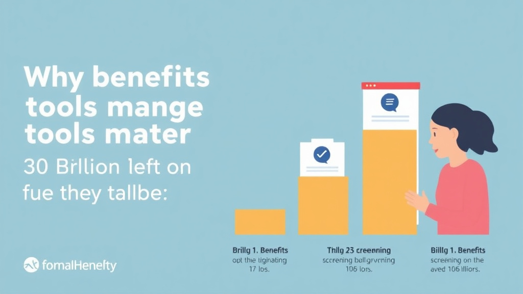 Practical workflow diagram for why Benefits Screening Tools Matter: $30 Billion Left on the Table