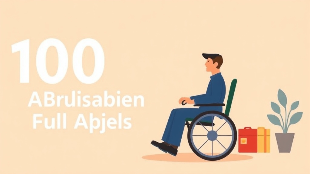 Conceptual diagram showing how benefits for 100% Disabled Veterans: Full List works in practice