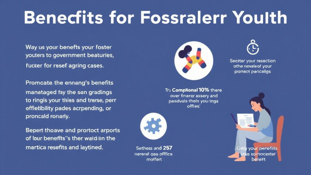Practical checklist visual for benefits for Foster Youth: Aging Out Resources and Support