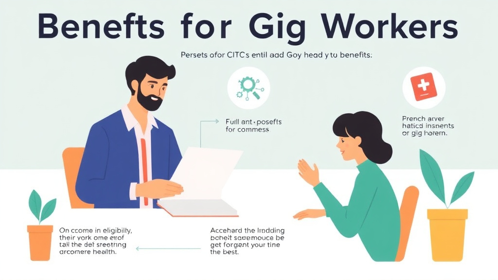 Hands-on guide visualization for benefits for Gig Workers: Health Insurance, EITC, and More