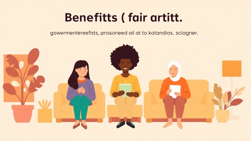 Illustration breaking down the fundamentals of benefits for a Household of 5: Income Limits and Programs