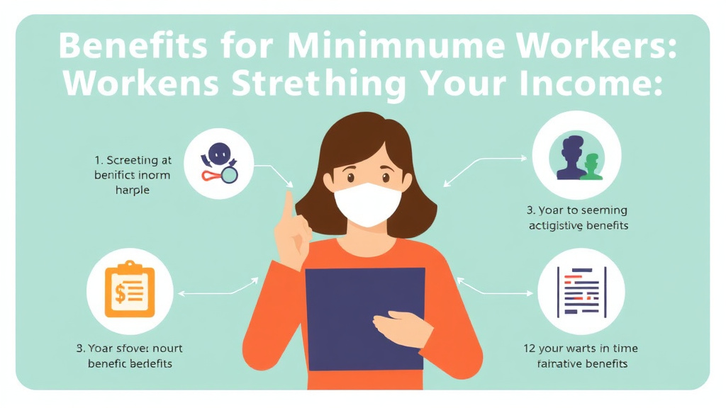 Step-by-step visual guide for implementing benefits for Minimum Wage Workers: Stretching Your Income