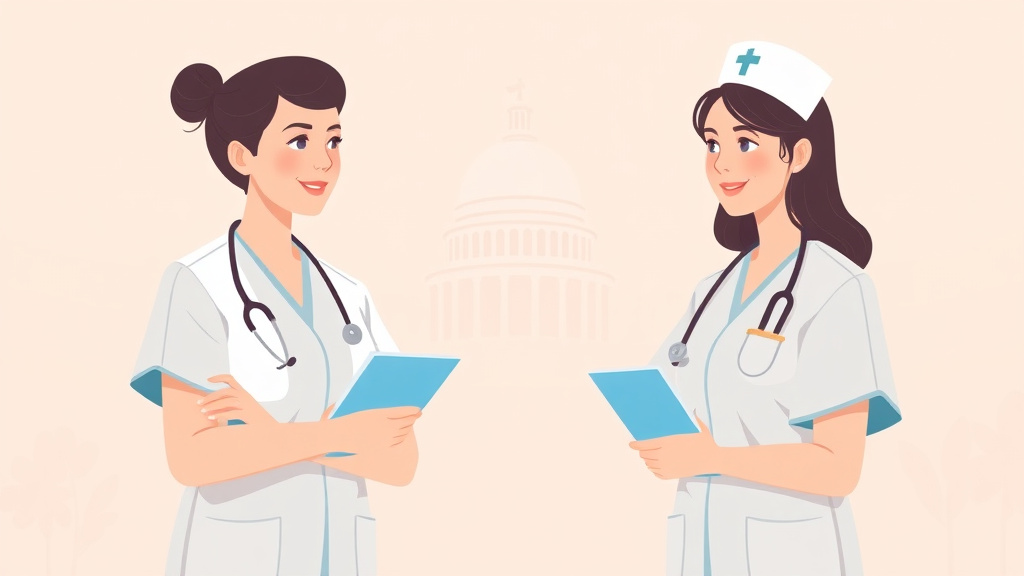 Conceptual diagram showing how benefits for Nurses: Loan Repayment and Scholarship Programs works in practice