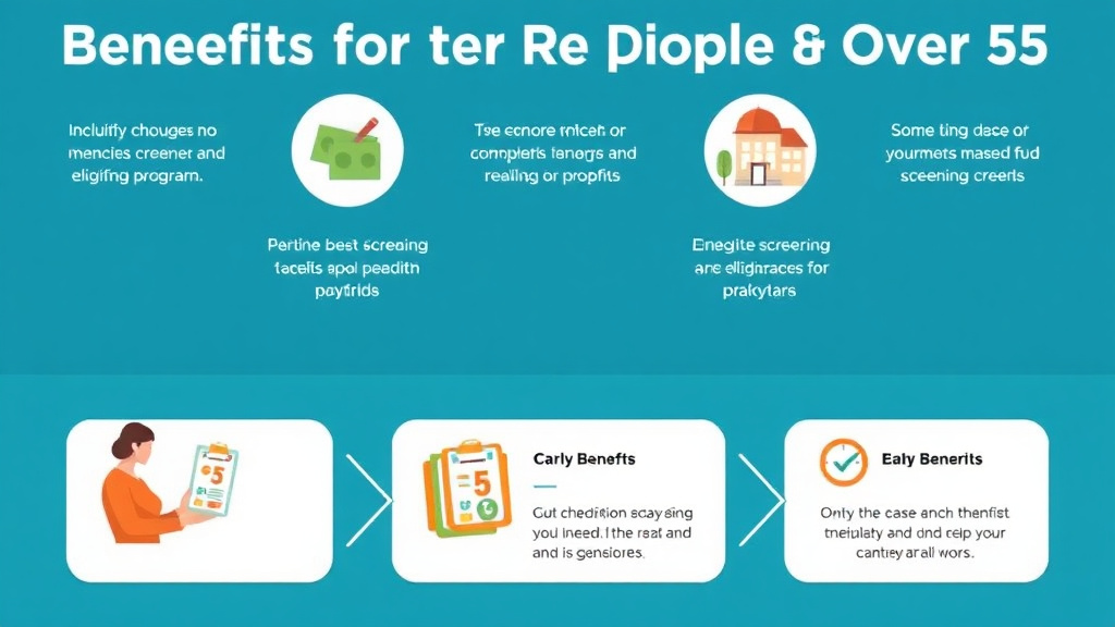 Practical workflow diagram for benefits for People Over 55: Early Access Programs