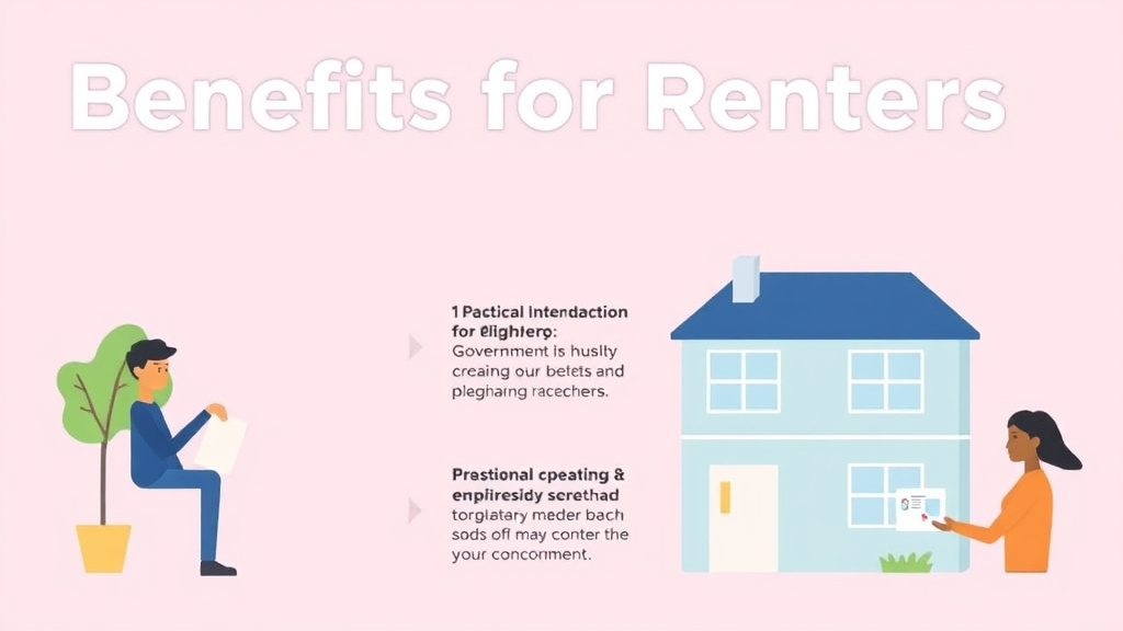 Real-world application diagram for benefits for Renters: Rental Assistance and Housing Vouchers