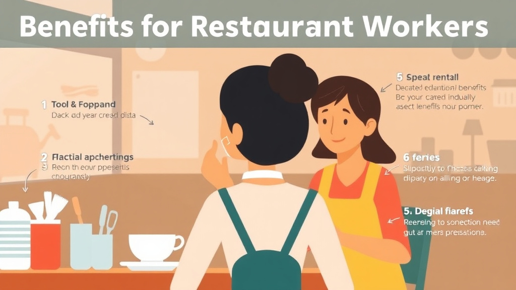 Real-world application diagram for benefits for Restaurant Workers: Tipped Worker Benefits