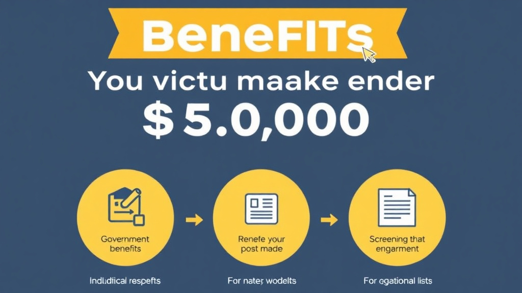 Real-world application diagram for benefits If You Make Under $25,000: Full Program List