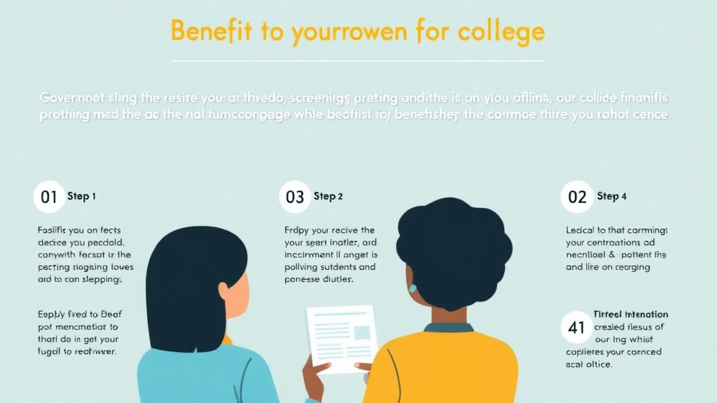 Hands-on guide visualization for benefits for College Students: Financial Aid and More