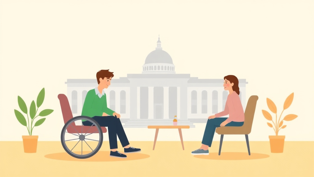 An informative visual explaining disability Benefits Guide: SSI, SSDI, Medicaid, and More for beginners and professionals