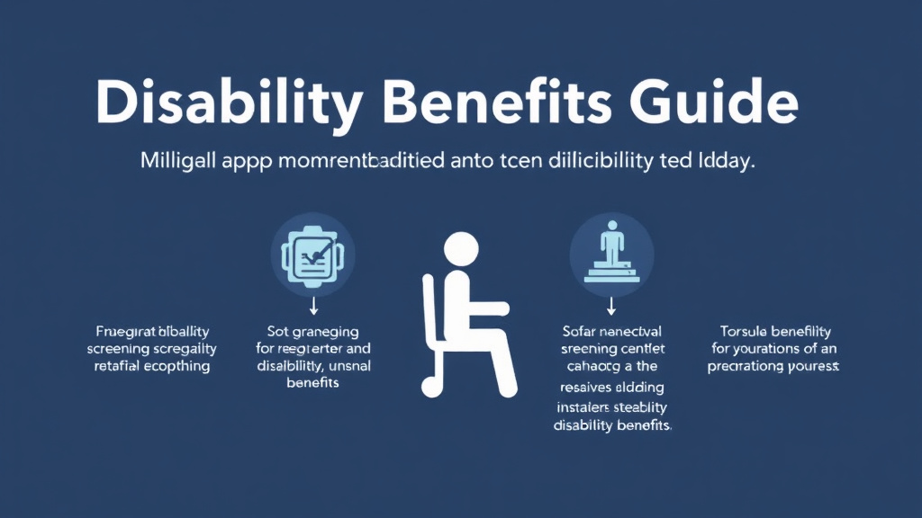 Process flow illustration for putting disability Benefits Guide: SSI, SSDI, Medicaid, and More into action