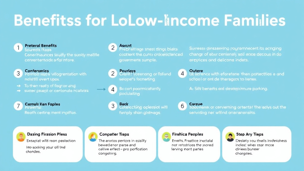 Practical checklist visual for benefits for Low-Income Families: Full Program List 2026