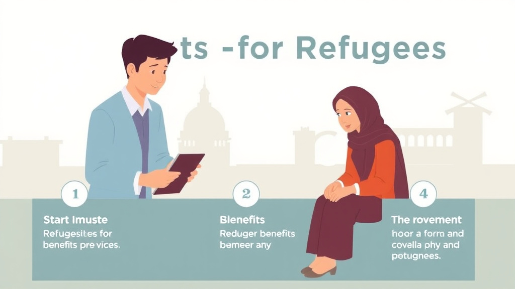Hands-on guide visualization for benefits for Refugees: What You Qualify For After Arrival