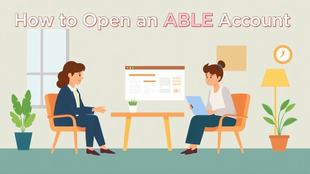 Illustration breaking down the fundamentals of open an ABLE Account: Step-by-Step Guide
