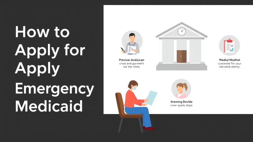Real-world application diagram for apply for Emergency Medicaid