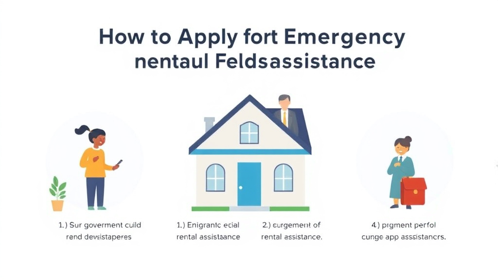 Step-by-step visual guide for implementing apply for Emergency Rental Assistance